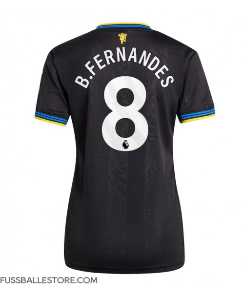 Günstige Manchester United Bruno Fernandes #8 3rd trikot Damen 2025-26 Kurzarm Günstige Manchester United Bruno Fernandes #8 3rd trikot Damen 2025-26 Kurzarm